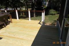 Deck Restoration after Fallen Tree